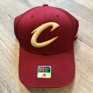 Cleveland Cavaliers Adidas Hook and Loop Basketball NBA hat Adjustable Velcro